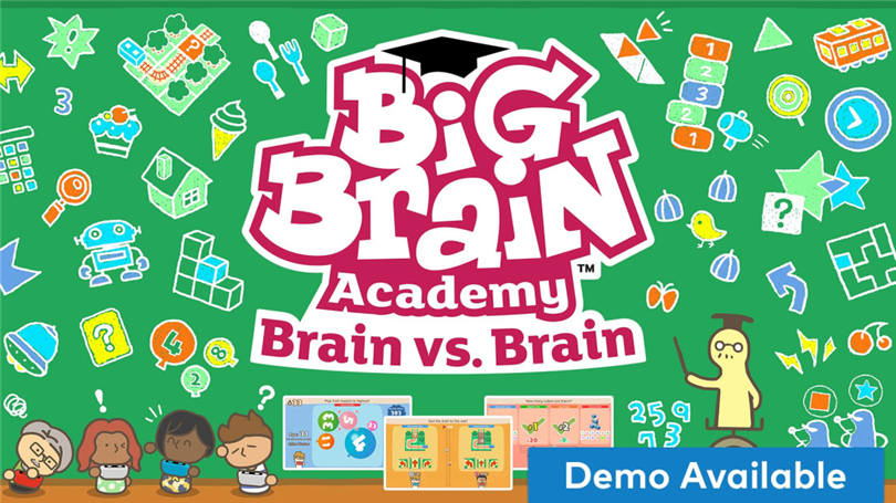 【XCI】《灵活脑学校 一起伸展大脑 Big Brain Academy Brain vs. Brain》中文版 整合版 【含1.1.0补丁】