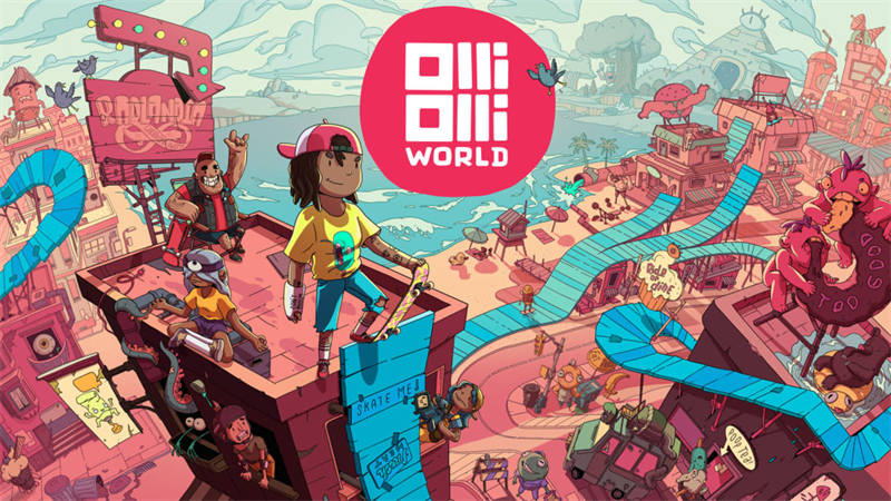 【XCI】《奥力奥力世界 OlliOlli World》中文版 整合版 【含1.0.1补丁+2DLC】