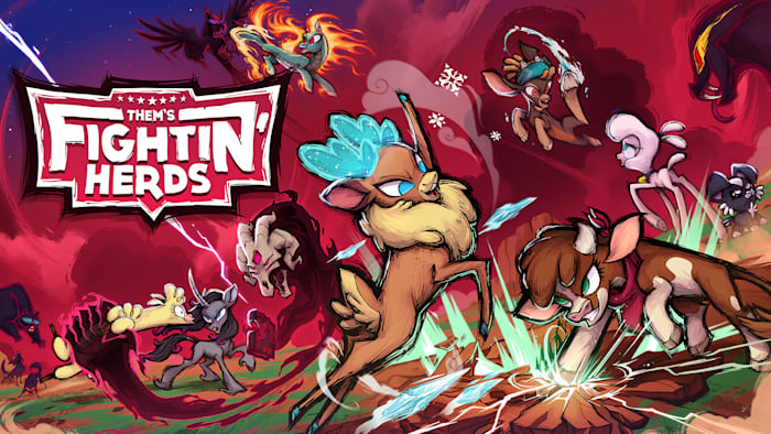 群马乱斗 Them’s Fightin’ Herds 中文