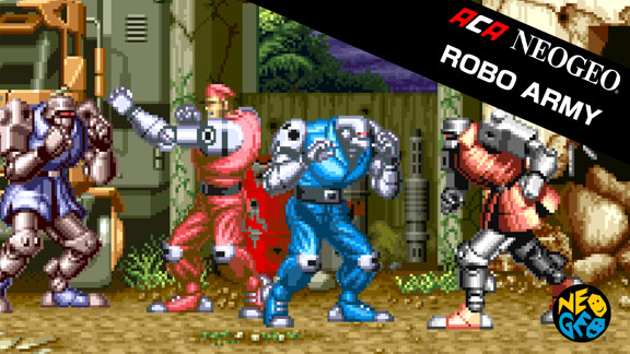 【XCI】《机甲神兵 ACA NEOGEO ROBO ARMY》英文版