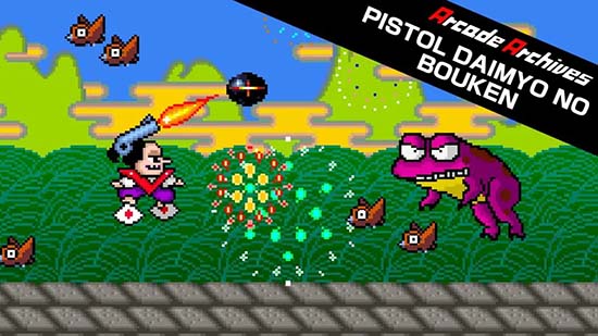 【XCI】《Arcade Archives PISTOL DAIMYO NO BOUKEN 手枪大名冒险》英文版