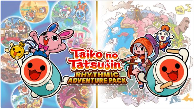 【XCI】《太鼓之达人 咚咔 二合一大冒险》TAIKO NO TATSUJIN RHYTHMIC ADVENTURE PACK 中文版  【含1.04补丁】