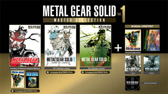 合金装备 大师合集 Vol.1 METAL GEAR SOLID|原汁日文|本体+1.2.1升补|NSP|原版|
